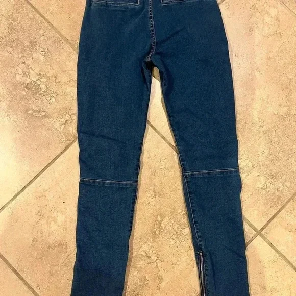 Free People Bella Moto Skinny Jeans Size 25 NWT - Picture 7 of 11